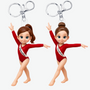 CustomGymnastGirl_PersonalisedGiftAcrylicKeychainForGymnasts