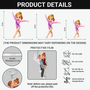 CustomGymnastGirl_PersonalisedGiftAcrylicKeychainForGymnasts_3