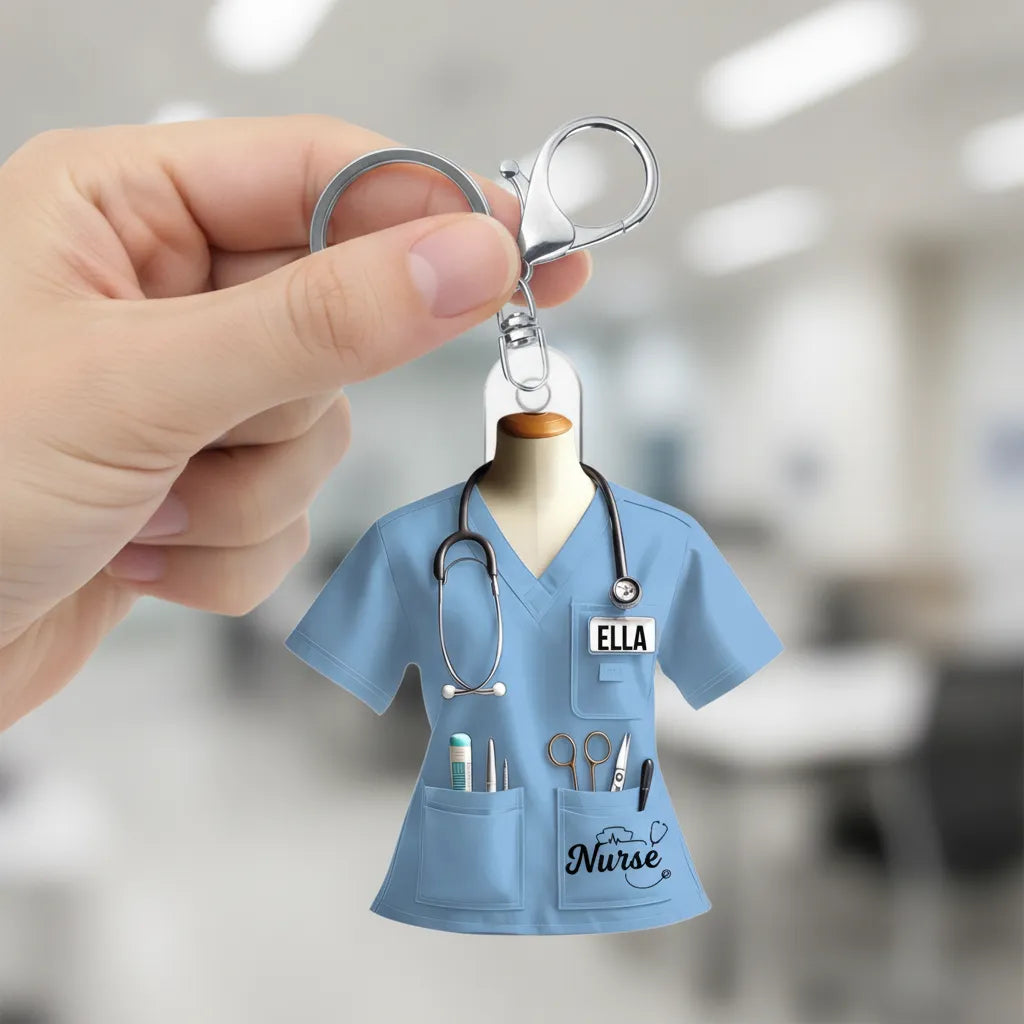 Customised_Nurse_Acrylic_Keychain_With_Name_Personalised_Acrylic_Keychain_Gift_For_Nurse_Carer_HCA_Midwife_NHS_Nurse_12