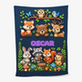 Cute_Cartoon_World_ _Personalised_Gift_Soft_Throw_Blanket_For_Kids1
