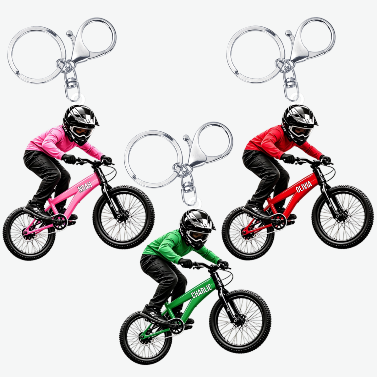 CyclingLove PersonalisedGift_AcrylicKeychainForCyclists3