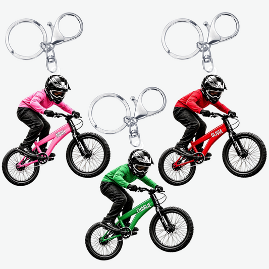 CyclingLove PersonalisedGift_AcrylicKeychainForCyclists3