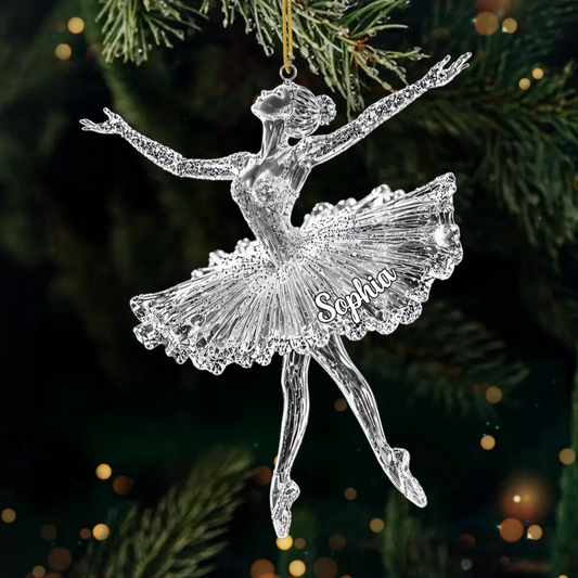 DancingBallerina_PersonalisedGiftAcrylicOrnamentForBallerinas