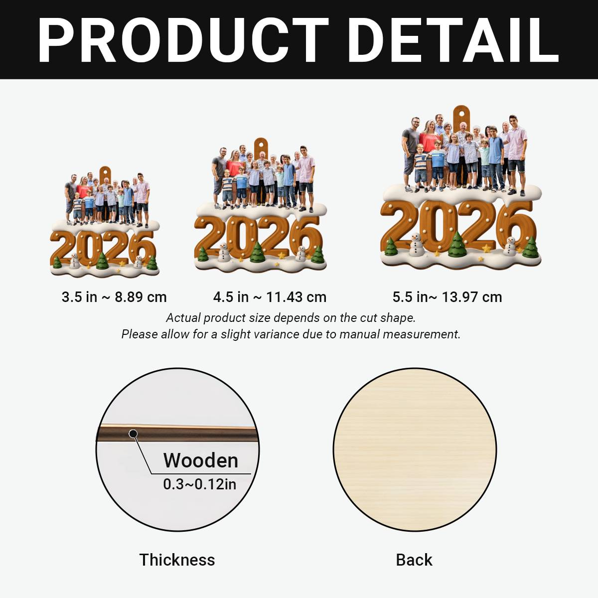 Family_Photo_ _Personalised_Gift_1 Layer_Wooden_Ornament_For_Families