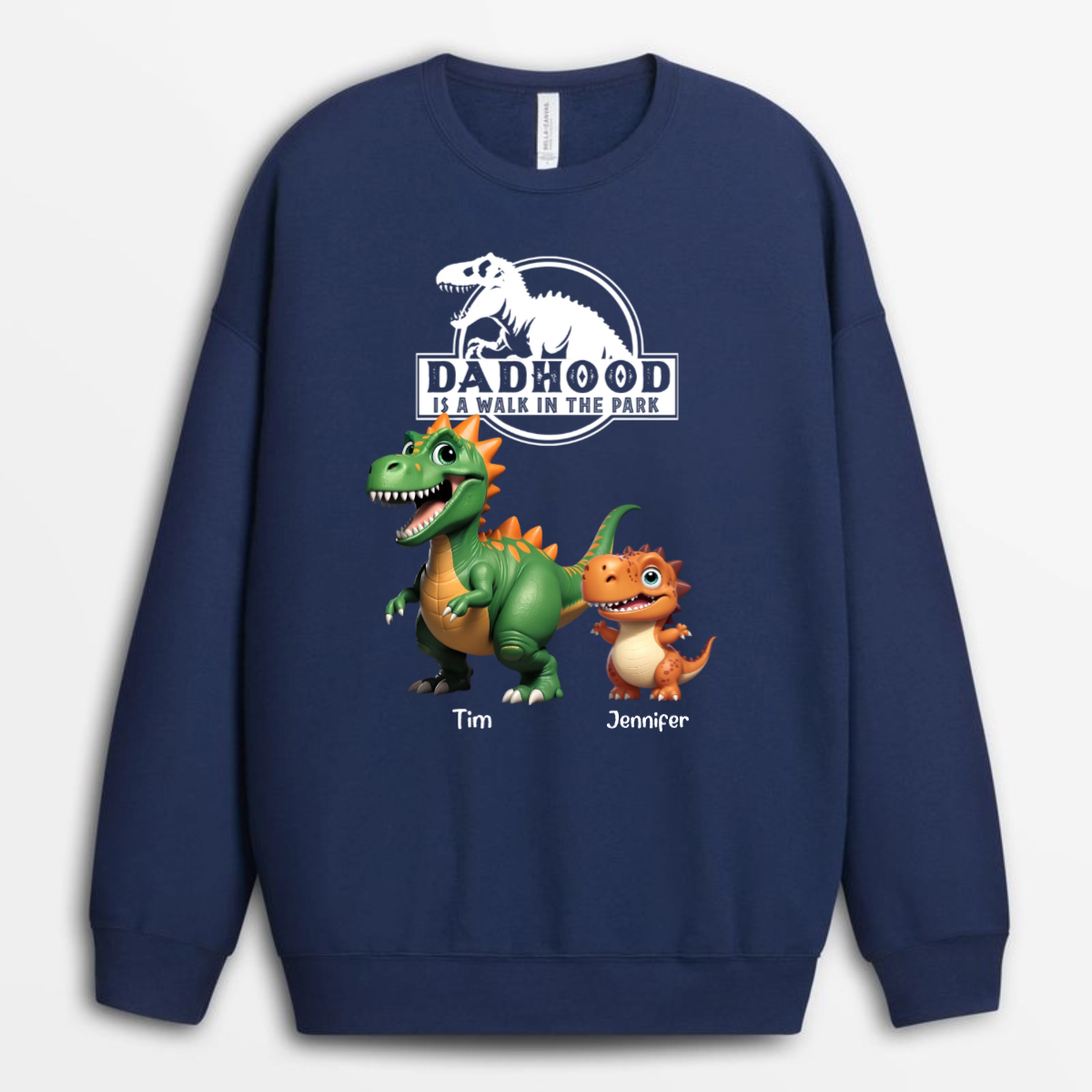FatherhoodIsAWalkInThePark Dinosaurs PersonalisedFather_sDayBirthdayGifts PersonalisedShirtGiftForDad_4