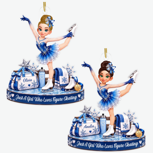 FigureSkatingGirl PersonalisedGift_AcrylicChristmasOrnamentForDaughters_Granddaughters2