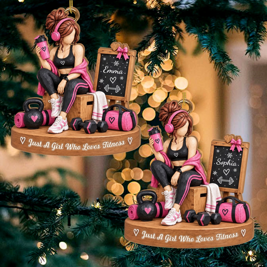Fitness_Gym_Girl_ _Personalised_Gift_Acrylic_Ornament_For_Gym_Lovers_1