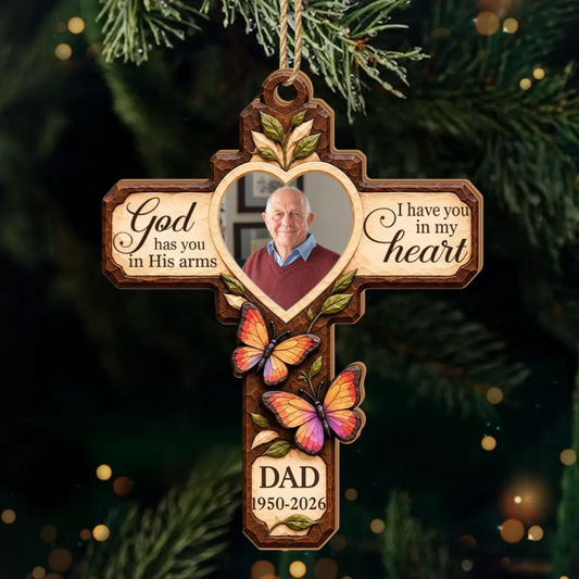ForeverInOurHearts_PersonalisedGift 1 LayerWoodenOrnamentForLovedOnes1