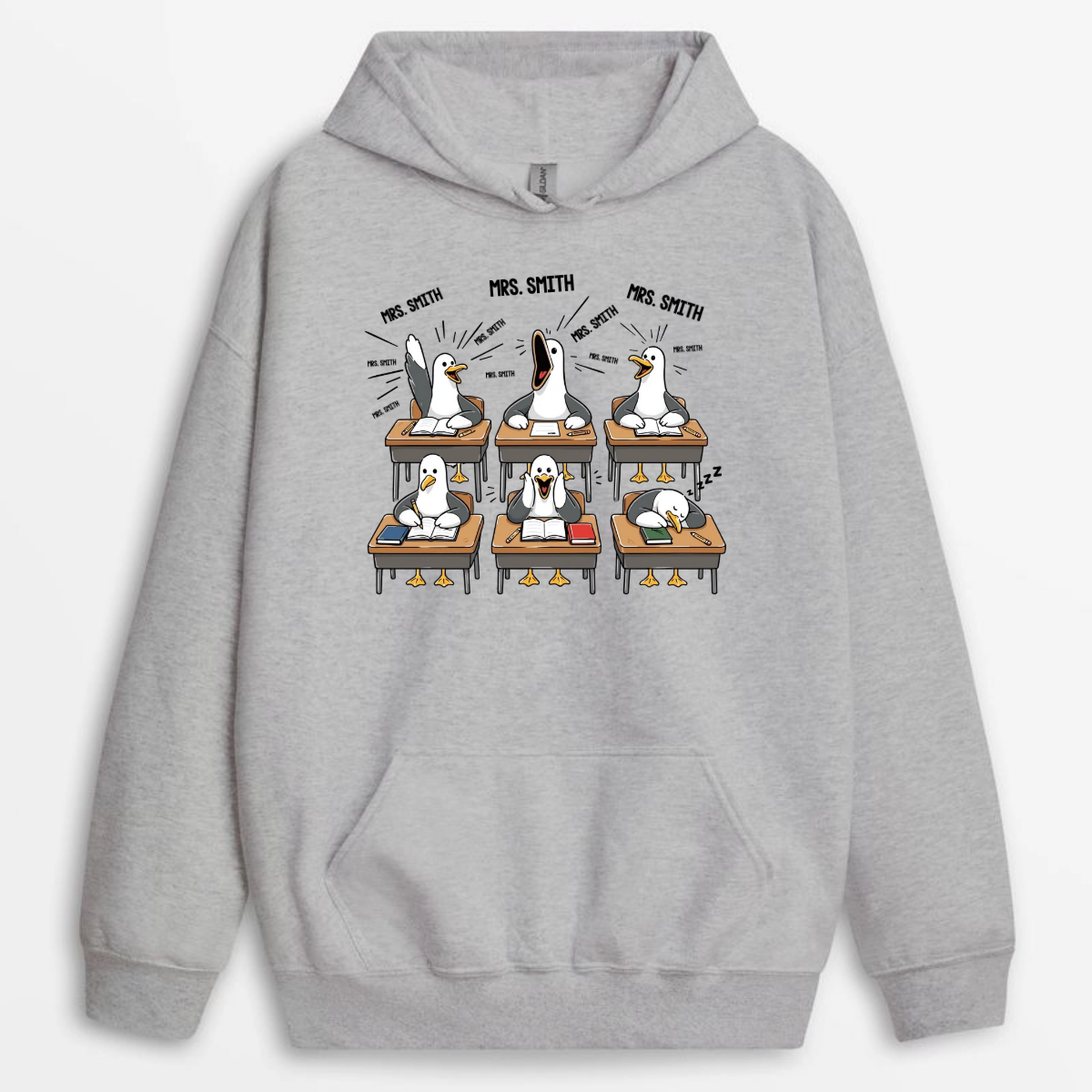 FunnySeagullTeacher_PersonalisedT Shirt2