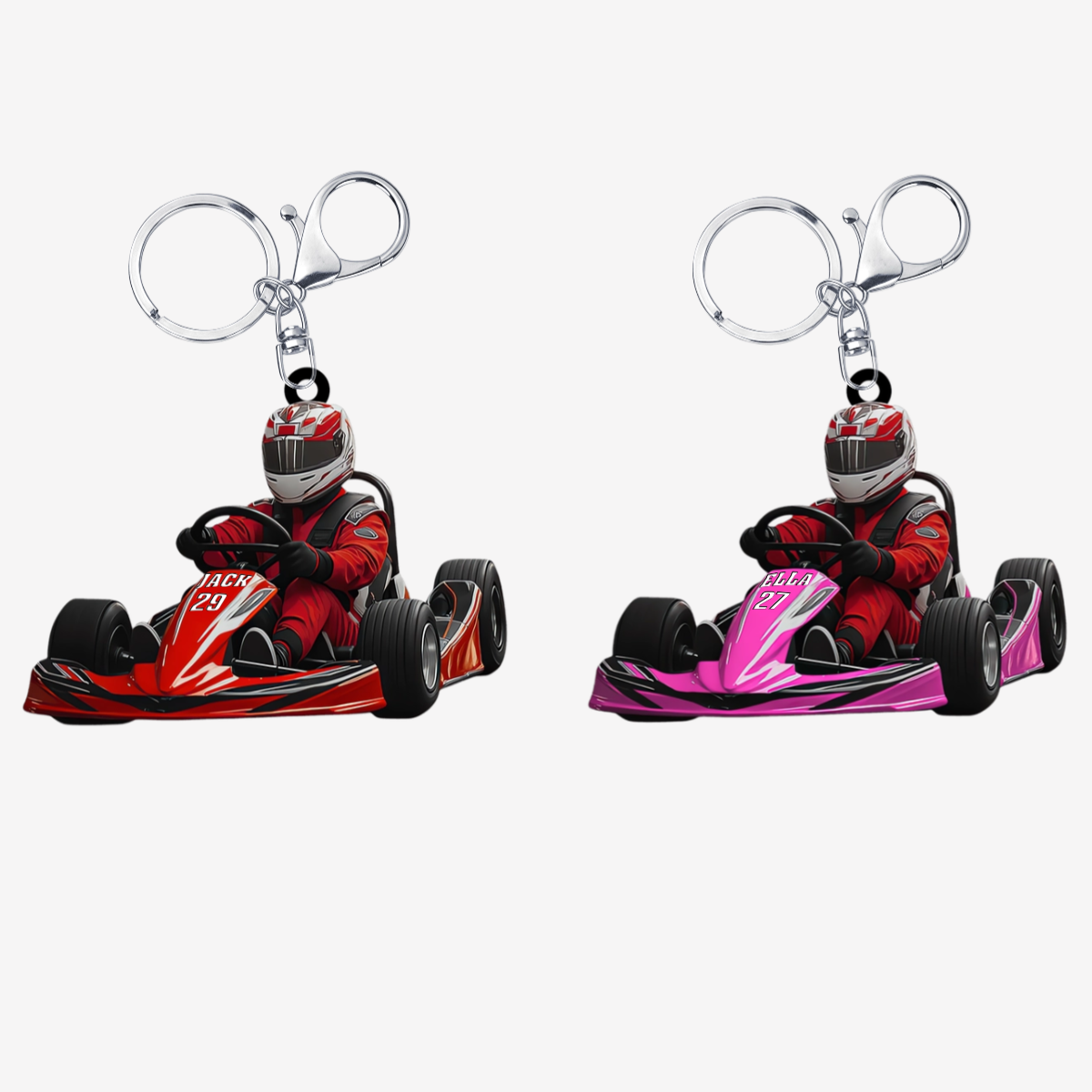 Go_Kart_Racing_Personalised_Gift_ _Acrylic_Keychain_For_Racing_Fans1
