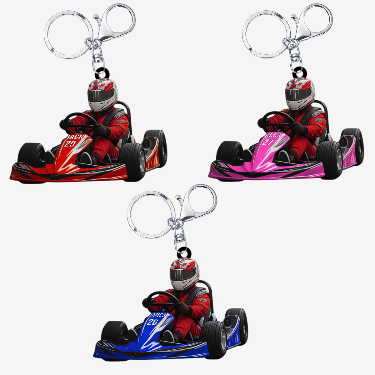 Go_Kart_Racing_Personalised_Gift_ _Acrylic_Keychain_For_Racing_Fans2