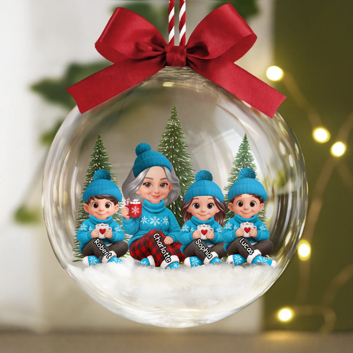 Grandma_Grandkids_PersonalisedGift AcrylicBaubleOrnamentForGrandma1