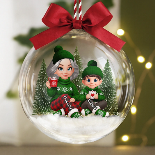 Grandma_Grandkids_PersonalisedGift AcrylicBaubleOrnamentForGrandma2