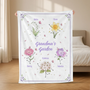 Grandma_s_Garden_Cute_Doodle_Birth_Month_Flowers_Personalised_Gift_Blanket_For_Grandma_1_1