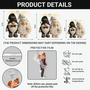 GroomAndBrideWithFlowers_PersonalisedGiftAcrylicKeychainForCouples_3