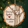 GrowingTogether_PersonalisedGift 1 LayerWoodenChristmasOrnamentForCouples