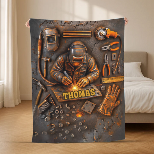 HardworkingWelder_PersonalisedGiftBlanketForWelderDad_Grandpa