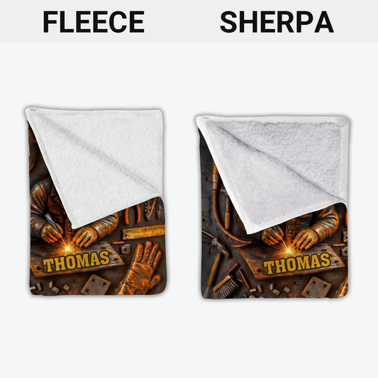 HardworkingWelder_PersonalisedGiftBlanketForWelderDad_Grandpa_3