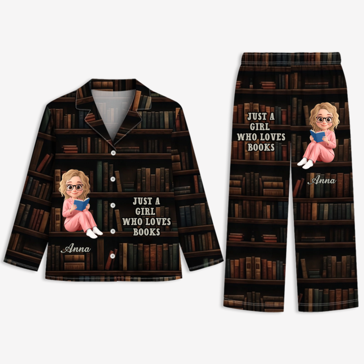 JustaGirlWhoLovesBooks_PersonalisedGift PyjamasForReaders