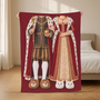 King_And_Queen_Couple_Personalised_Gift_Custom_Blanket_For_Couples