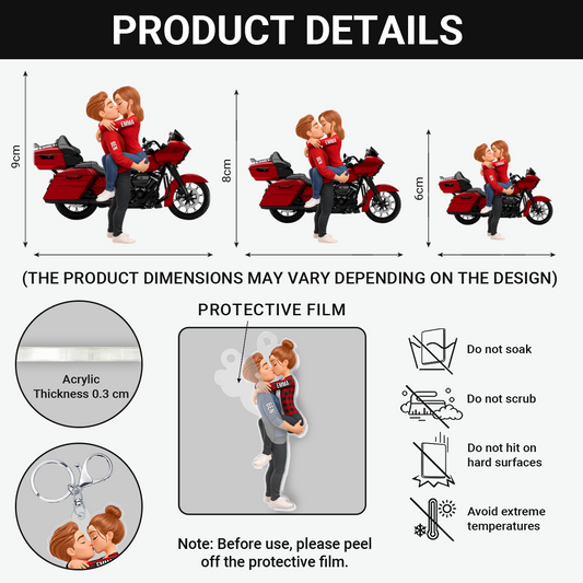 Kissing_Couple_on_Motorcycle_Personalised_Acrylic_Keyring_3