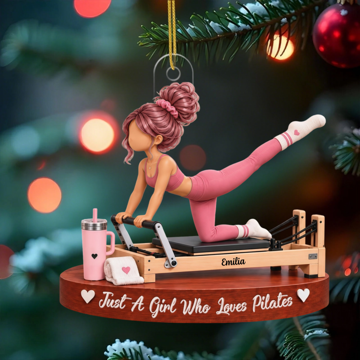 Lovely_Pilates_Girl_Personalised_Gift_Acrylic_Ornament_For_Pilates_Lovers4