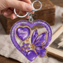 MemorialHeartButterfly_PersonalisedGiftAcrylicKeychainForFamily_3