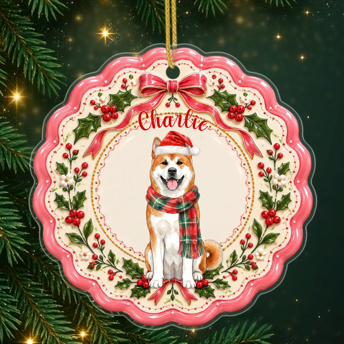 Merry_Bright_And_Furry_ _Personalised_Gift_Acrylic_Ornament_For_Dog_Lovers2