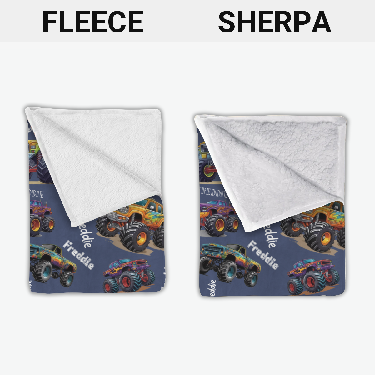 Monster_Truck_Personalised_Gift_Custom_Blanket_For_Kids