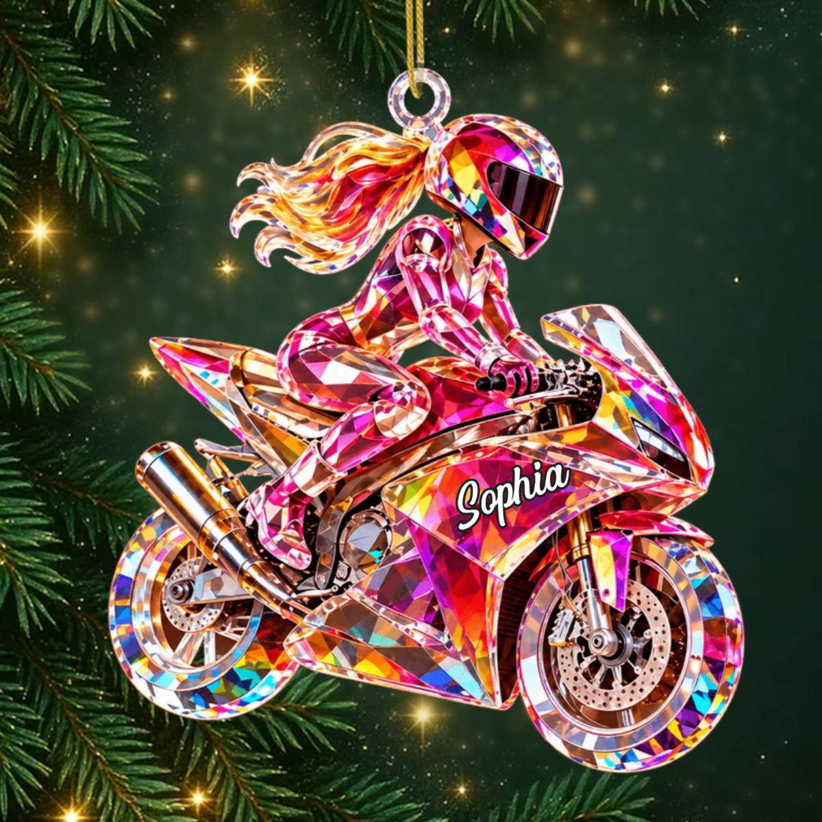 Motorcycle_Soul_ _Personalised_Gift_Acrylic_Ornament_For_Motorcycle_Lovers