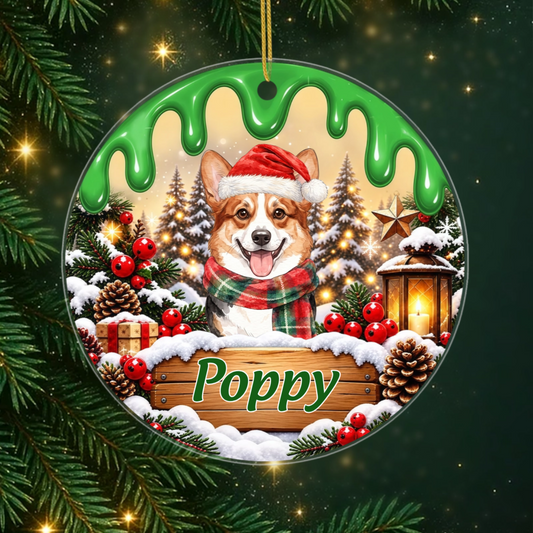 MyMerryPaws_PersonalisedGift AcrylicOrnamentForDogLovers