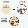 NeverWalkAlone_PersonalisedGift2 LayerWoodenOrnamentForForBestFriends_Sisters_3