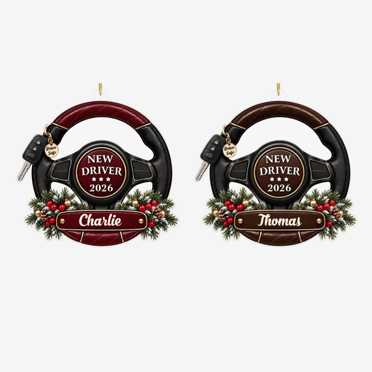 NewDriver_PersonalisedGift AcrylicOrnamentForNewDrivers1