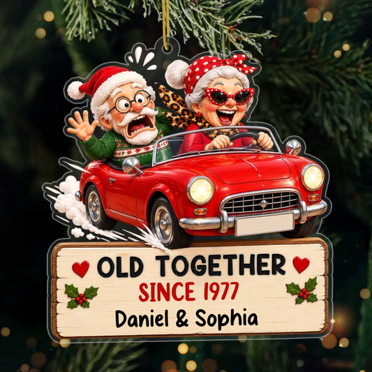 OldTogether_PersonalisedGift AcrylicOrnamentForCouples