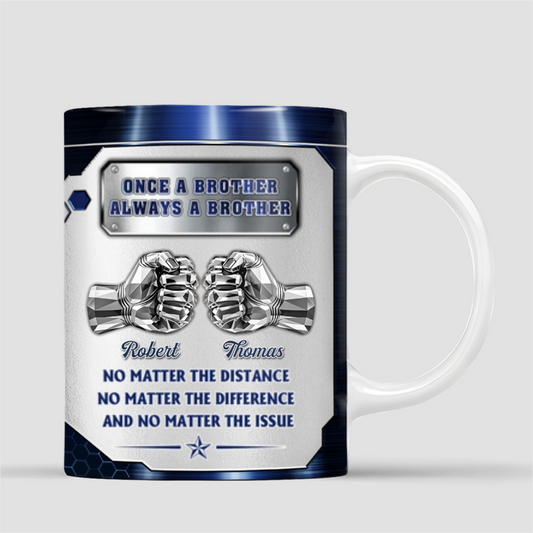 OnceABrother_AlwaysABrother_PersonalisedGiftMugForBrothers_BestFriends