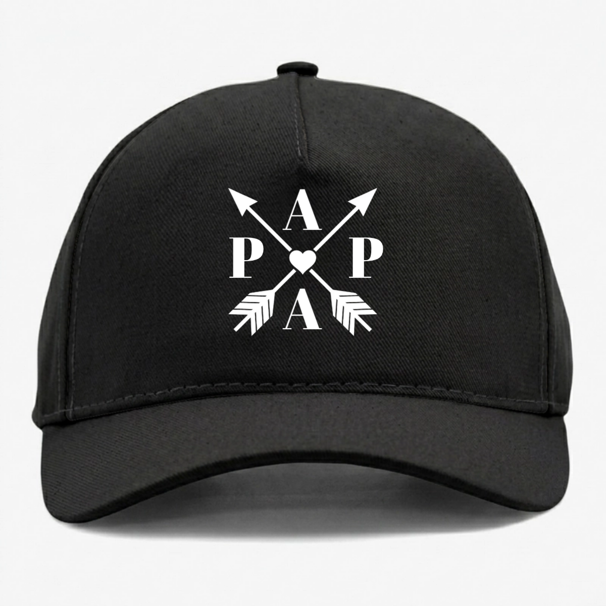 Papa_Arrow_Heart_Custom_Personalised_Gift_Cap_For_Dad_And_Grandad_1