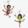 PersonalisedRunningAthletePhoto_PersonalisedGiftAcrylicKeychainForRunners_SportsLovers_3