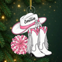 Personalised_Cowgirl_Boots_Christmas_Ornament_ _Personalised_Gift_Acrylic_Ornament_For_Drill_Team_Members3