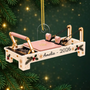 PilatesReformer PersonalisedGift_AcrylicChristmasOrnamentForPilatesLovers1