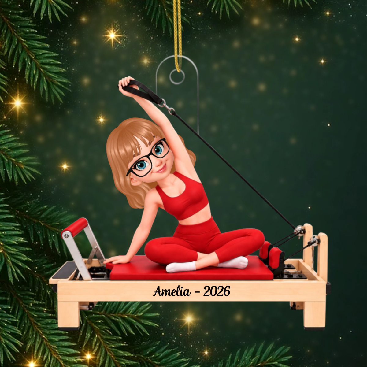 Pilates_Girl_Name_ _Personalised_Gift_Acrylic_Ornament_For_Pilates_Lovers 1