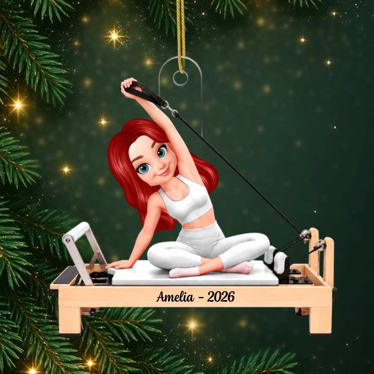 Pilates_Girl_Name_ _Personalised_Gift_Acrylic_Ornament_For_Pilates_Lovers 2