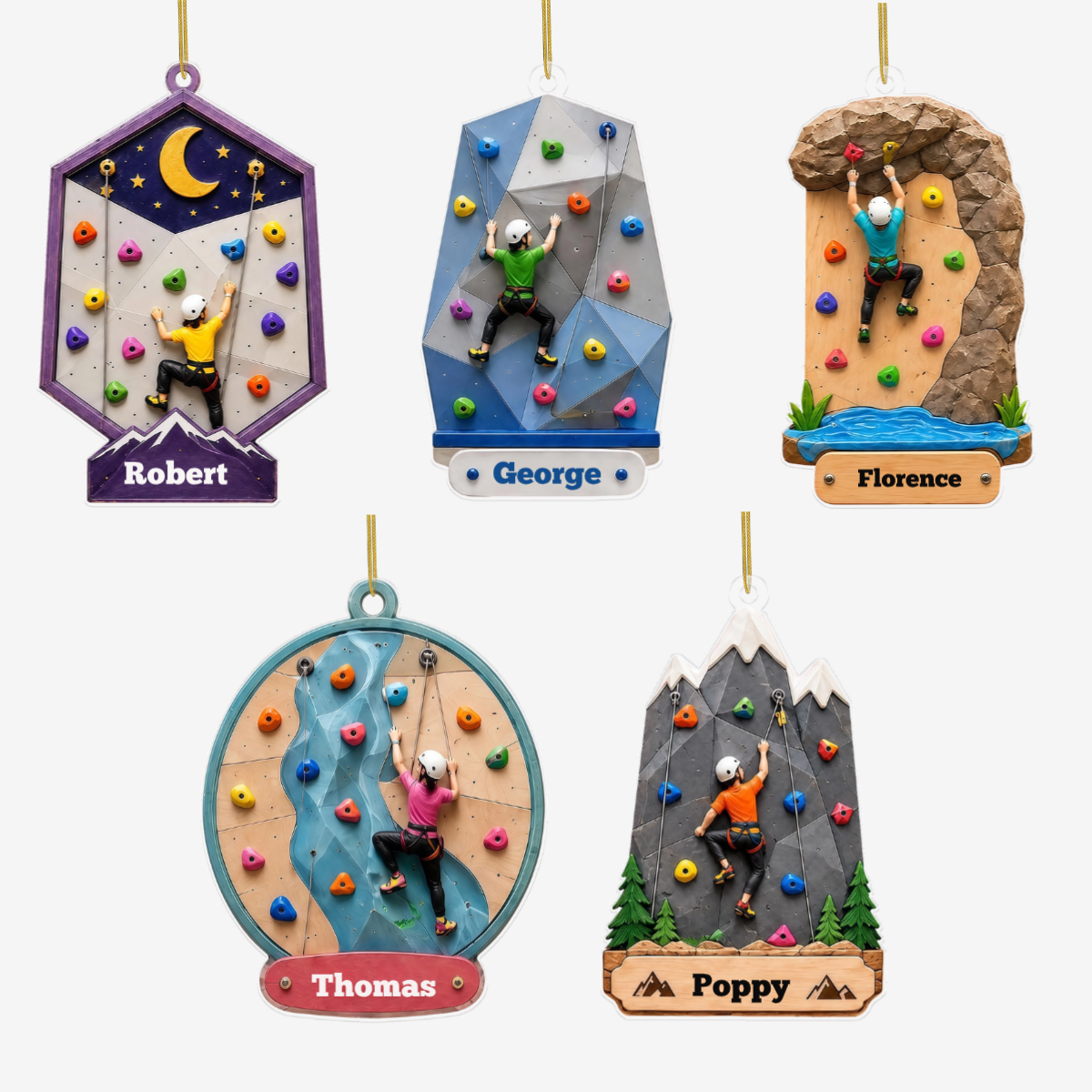 Rock_Climbing_Personalised_Gift_ _Acrylic_Ornament_For_Rock_Climbers