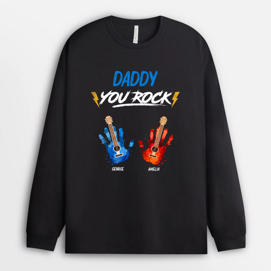 Rocking_The_Dad_Life_Custom_Personalised_Gift_T Shirt_For_Dad_And_Grandad_2_0bc37a09 3f46 451d b2ce 0dbc7db8dd9e