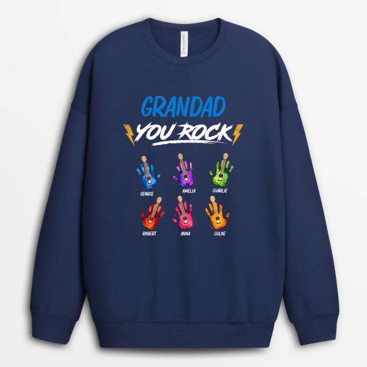 Rocking_The_Dad_Life_Custom_Personalised_Gift_T Shirt_For_Dad_And_Grandad_5