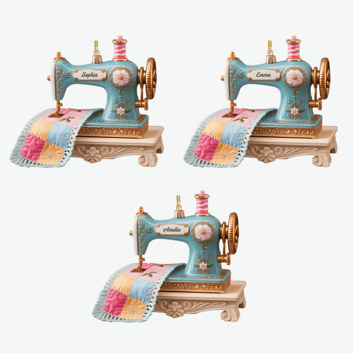 SewingMachineQuilter_PersonalisedGiftAcrylicOrnamentForSeamstress_3