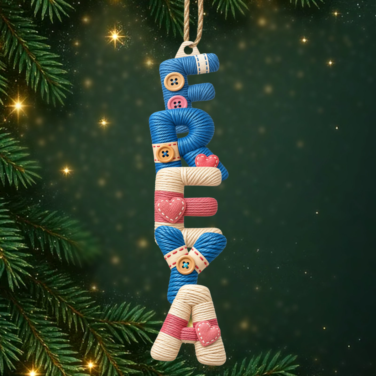 Sewing_Love_ _Personalised_Gift_1 Layer_Wooden_Ornament_For_Seamstresses1