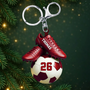 SoccerLover_PersonalisedGift AcrylicKeyringForFootballFans