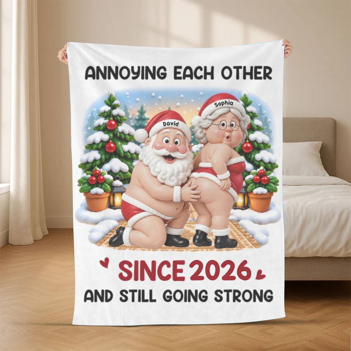 Still_Going_Strong_ _Personalised_Gift_Christmas_Blanket_For_Couples