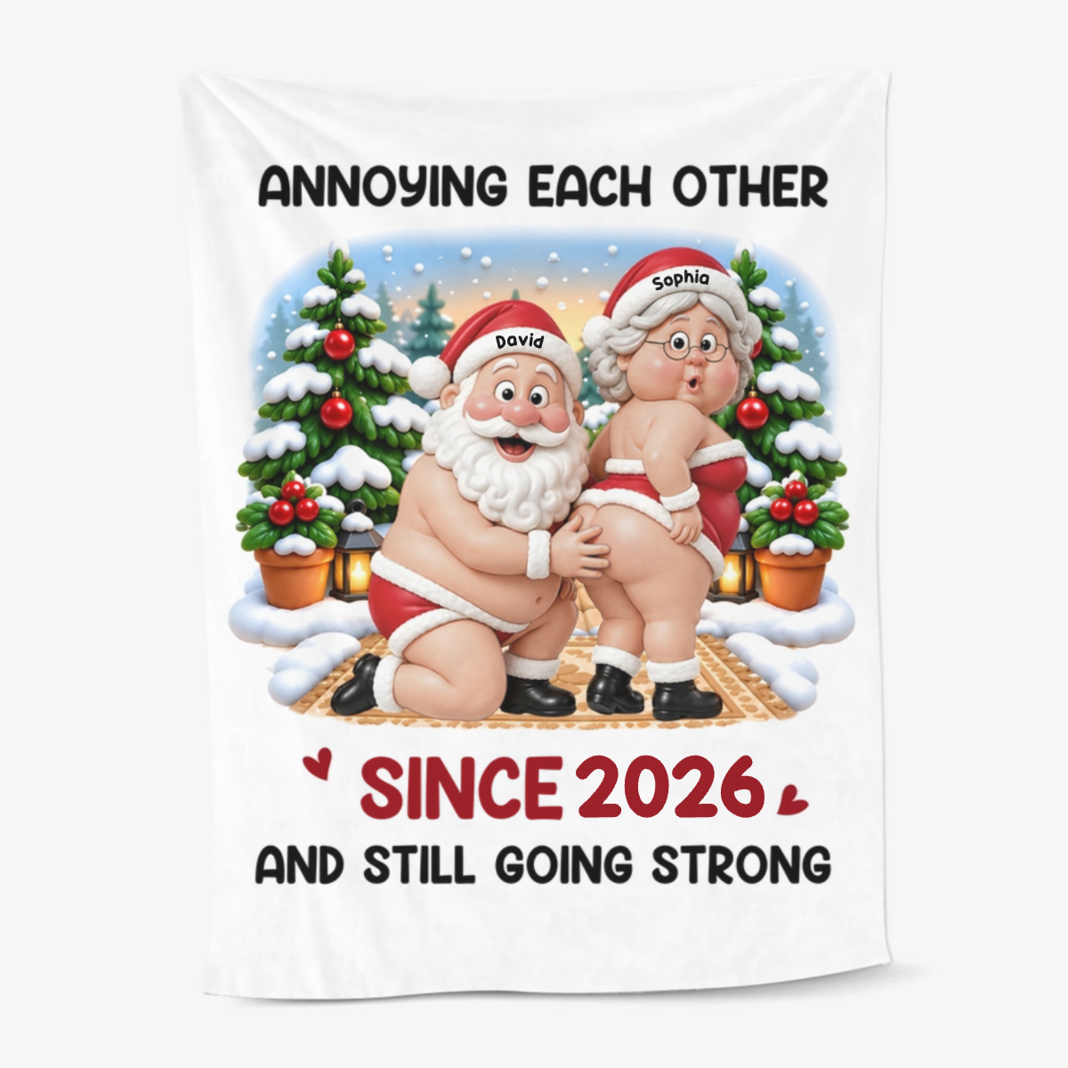 Still_Going_Strong_ _Personalised_Gift_Christmas_Blanket_For_Couples