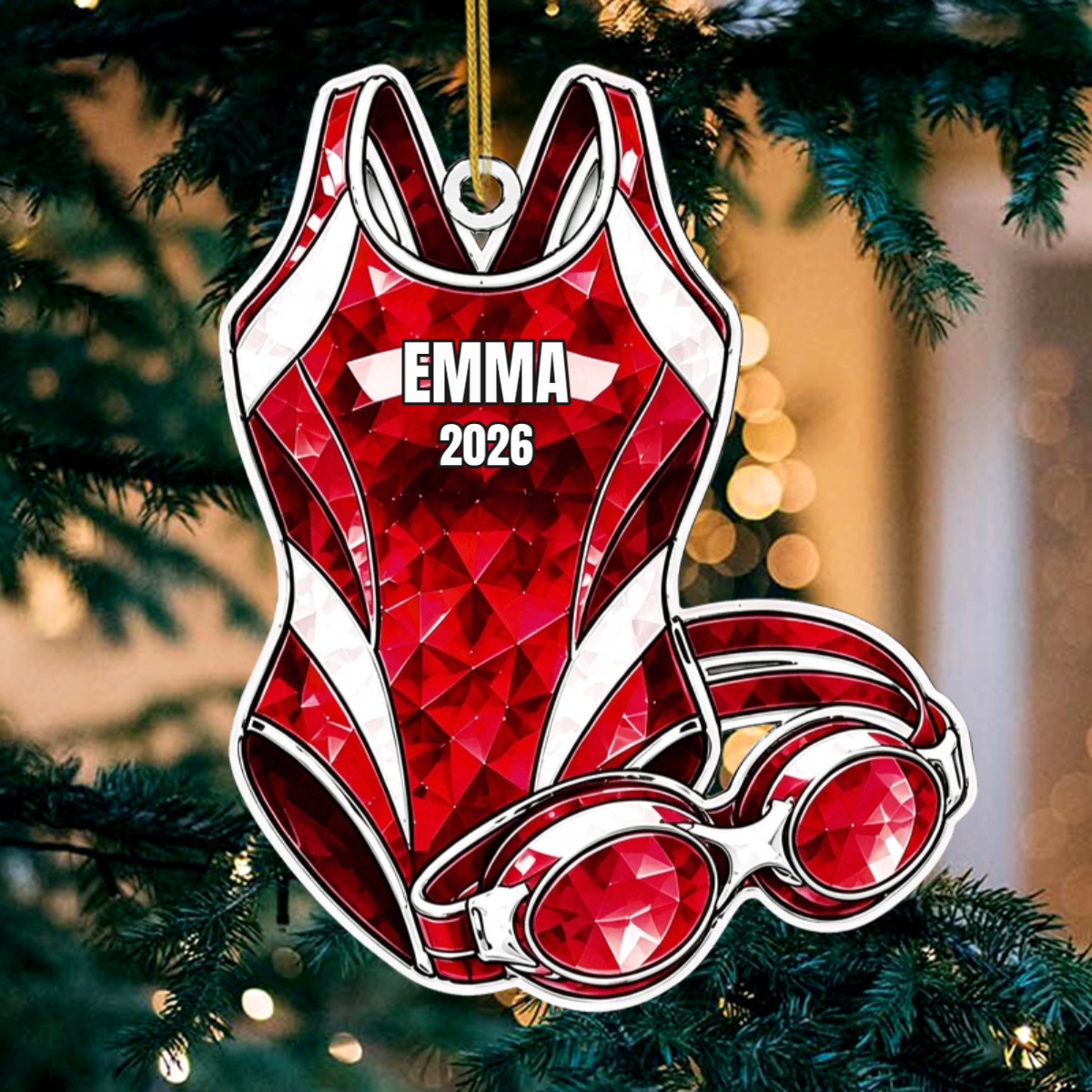 Swimmer_Girl_ _Personalised_Gift_Acrylic_Ornament_For_Girls_1